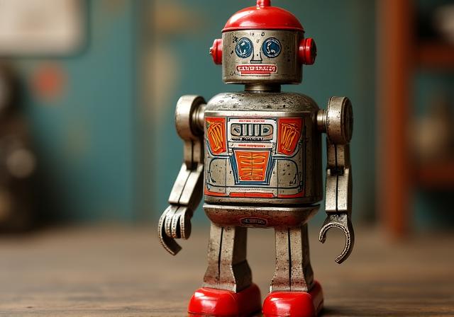 Japanese Tin Robot Mechanical Toy